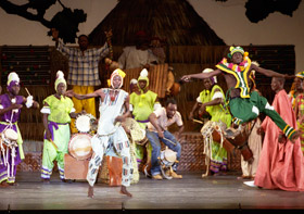 Senegal's National Ballet performing in Japan in 2005