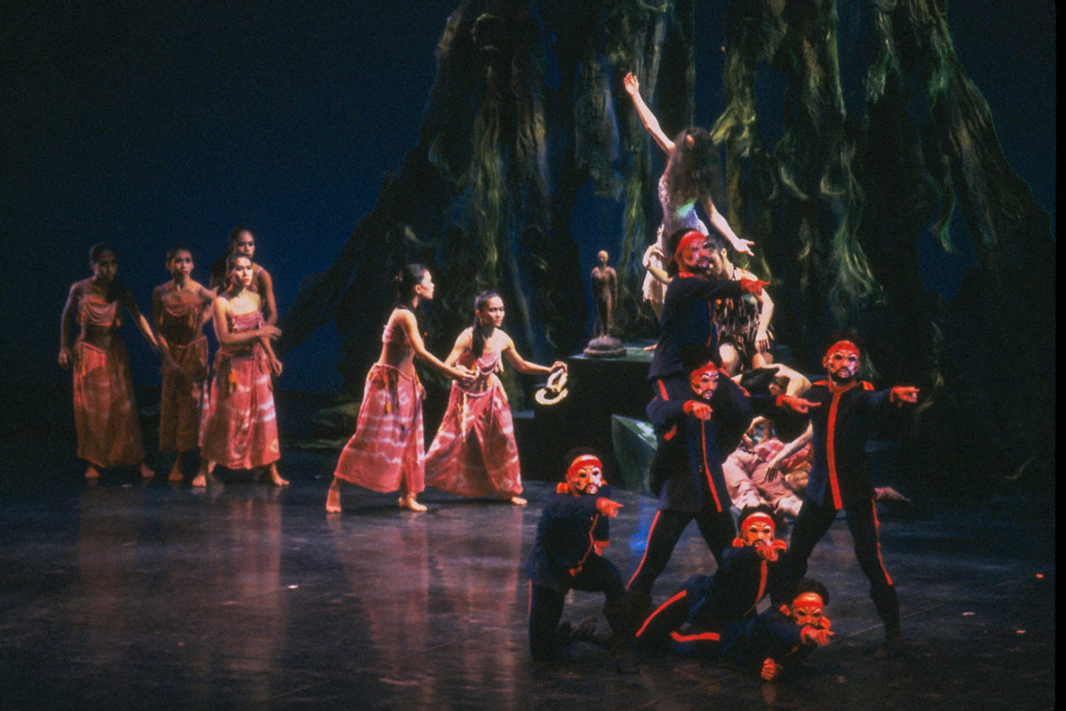 The Ballet Philippines' performance in Japan in 1993
