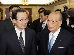 池田会长会见新任中国驻日大使程永华