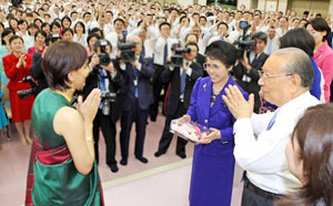 池田大作SGI会长与夫人