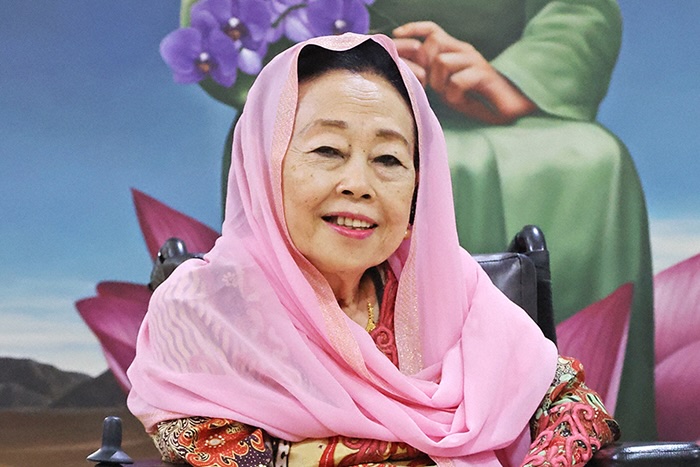 前印尼總統夫人欣塔・努麗婭回顧阿卜杜勒拉赫曼・瓦希德前總統與池田大作會長共同留下的對話、人本主義以及和平之遺產。