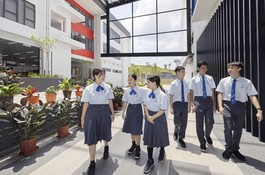 Estudiantes del Colegio Internacional Soka de Malasia (Seremban, Malasia)